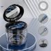 Hanobc Portable Prosthesis Case Holder - Travel Bath Storage & Cleaning Container (Black) | Ideal for Prosthesis Care - Buy Online on GoSupps.com