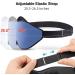 3D Contoured Cup Sleep Mask Set for Women and Men - Coral Red and Blue Eye Masks for Side Sleepers with Light Blocking Technology - Buy Online on GoSupps.com