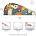 Shop Colored Cats House Hair Towels - 2 Pack Super Absorbent Quick Dry Turbans for Women & Girls - Buy Online on GoSupps.com
