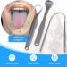 Nuvance 3-in-1 Tongue Cleaner Set | Effective Tongue Scraper for Bad Breath & Oral Care - Buy Online on GoSupps.com