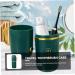 Travel Toothbrush Storage Box & Organizer | Children's Toothbrush Holder Cup | Mouthwash Cups | Green PP Rack - 20.5x12x7CM - Buy Online on GoSupps.com