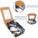 Buy Stylish Leather Lipstick Case & Mini Organizer with Mirror | Forest Animals Giraffe Design - Ideal for Travel & Makeup - Buy Online on GoSupps.com