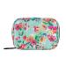Naanle Watercolor Spring Flowers Pill Box 7 Day Pill Case Bag Travel Pill Organizer Bag with Zipper Portable Weekly Case Compact Size for Supplement Vitamin Holder