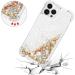 Tivenfezk Nadoli Glitter Treisand Case for iPhone 15 Pro - Silicone Shockproof Transparent TPU Bumper Liquid Quicksand Design Gold Edition - Buy Online on GoSupps.com