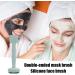 Silicone Face Scrubber - Facial Scrubber Soft Silicone Dual Head Manual Waterproof Soft Facial Scrubber Skin Friendly Mud Film Brush For Manual Cleaning Haze Blue 2pcs - Buy Online on GoSupps.com