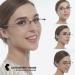 JJWELL 3 Pack Blue Light Blocking Reading Glasses for Women - Anti Eyestrain - Computer Glare UV 400 Filter Readers - Lightweight Rimless Tinted Metal Eyeglasses (2.0 Strength) - Purple Blue Green - Buy Online on GoSupps.com