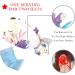 Happy Easter Bunny Scrub Surgical Caps Hats for Women - 2PCS Bouffant Working Hat with Ponytail Holder - Long Hair Covers - Pattern 01 - Buy Online on GoSupps.com
