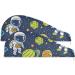 Astronauts & Alien Cartoon Hair Towels 2-Pack | Super Absorbent Quick-Dry Hair Turbans for Women & Girls - Buy Online on GoSupps.com