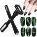 Kuxiptin Cat Eye Magnet Cat Eye Magnet for Nails | 5 in 1 Strong Suction Cat Eye Nail Magnets Multifunction Nail Salon Art Tools for Beginners Black - Buy Online on GoSupps.com