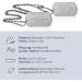 Personalized Dog ID Tags Set - 2 Embossed Chains & Silencers | Customizable Motifs | Rambo Military Equipment (Silver Matte) - Buy Online on GoSupps.com