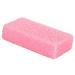 Bimsstein bar pumice stone foot scrubber PU-footstone 2-page pedicure footfish high-quality footstone scrubber peel of dead skin cells foot scraps for cracked heel repair healthy footpf pink