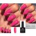 Bluesky 80519 Hot Pop Pink Lipstick Nail Gel Polish UV LED Soak Off 10ml
