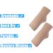 VOCOSTE Ankle Compression Sleeve Socks - Ankle Brace for Achilles Tendon Support | XXL Size Beige | Unisex for Men & Women - International Shipping Available - Buy Online on GoSupps.com