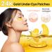Gold Under Eye Patches - 30 Pairs for Dark Circles & Wrinkles | Golden Moisturizing Eye Mask for Women - Buy Online on GoSupps.com