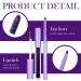 DAGEDA Matte Liquid Lipstick Set - Waterproof Long-lasting Lipstick and Lip Liner Duo - Purple Halloween Makeup Gift Set - Buy Online on GoSupps.com