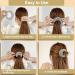 3Pcs Bird Nest Hair Clips - Velvet Expandable Bun Fixed Hair Claw for Women and Girls (Color-8) - Buy Online on GoSupps.com