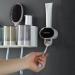Toothpaste Squeezer Detachable 2 Push Place Plastic Handy Space Saving Toothpaste Squeezer for Bathroom Black - Buy Online on GoSupps.com