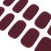 Danni & Toni Claret Half Hardened Gel Nail Films - Amarant Red Monochrome Nail Stickers | 28 Semi-Hardened Nail Design Wraps - Buy Online on GoSupps.com
