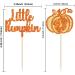 Gyufise 24Pcs Little Pumpkin Cupcake Toppers Glitter Fall Theme Baby Shower Cupcake Decorations Baby Feet Pumpkin Cupcake Picks for Thanksgiving Halloween Kids Birthday Party Decorations Style 2-Orange - Buy Online on GoSupps.com