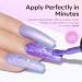 Modelones Gel Nail Polish 6 Colors Shimmer Pearl White Pink Purple Mermaid Nail Drawing Glitter Gel Polish Soak Off Led Summer Nail Gel Swirl Shell Thread Effect DIY Mani Gift with Dotting Pen Pearl Purple - Buy Online on GoSupps.com
