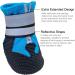 Leeko Dog Boots Anti-Slip Dog Shoes with Reflective Strip Waterproof Breathable Soft-Soled Fabric Suitable for Medium and Large Dogs 4 PCS (S Blue) S Blue - Buy Online on GoSupps.com