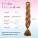 Tess Braids Extensions Brown - 60 cm Jumbo Kanecalon Hair Extensions (3 Pack) for Box Braids - 100g Chestnut Brown #30 - Buy Online on GoSupps.com