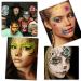 Face Paint Palette Oil Based Face Paint 12 Colours Body Paint Palette Black White Blue Water Activated Highly Pigmented Face Painting Kit For Adult Halloween Cosplay Party Christmas (Set B) - Buy Online on GoSupps.com