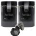 FIREDOTS Black Mica Powder for Epoxy Resin 200g of Pearl Black Bulk Discount Easy to Mix Epoxy Resin Pigment Powder for Soap Making Candle Making Body Butter and Lip Gloss 200 - Pearl Black