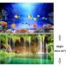 Hidom Aquarium Background Poster Double Sided - Height 19" / 50cm - Length 6 FT / 183cm - Two Scenic Pictures displaying Aquatic Backdrops - DS 500-9081/9083 - Buy Online on GoSupps.com