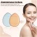 Andiker 6Pcs Drop-Shaped Finger Powder Puff Sponges - Reusable Mini Makeup Tool for Foundation & Concealer - Wet Dry Cosmetic Sponge Set for Women & Girls (Blue+Skin Color) - Buy Online on GoSupps.com