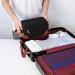 Vorspack Men's Water-Resistant Canvas Toiletry Bag - Black | Hanging Dopp Kit with Large Capacity for Travel - Buy Online on GoSupps.com