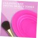 Shop the Best Makeup Brush Cleaning Pad | 14.5x11cm Rosy Cosmetic Tool & Scrubber for Perfectly Clean Brushes | International Shipping Available - Buy Online on GoSupps.com