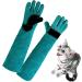 Animal Handling Gloves - Anti Bite Safety Gloves Pet Scratch Protection Gloves | Comfortable Pet Gloves Scratch and Bite Protection Gloves for Hawks Snakes and Other Re 60 Cm-green - Buy Online on GoSupps.com