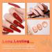 Red Glitter Gel Nail Polish Set - 9 Colors with Cat Eye Magnet, Sequins, and Gold Nail Art - UV LED Soak Off Kit with Base Coat, Matte Top Coat, and Bonus Nail File - The Golden Danube River-682 - Buy Online on GoSupps.com