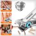 Heavy Duty Nail Clippers for Men - Ultra Sharp Ingrown Toenail Clippers for Thick Nails with Wide Opening - Perfect for Seniors - Buy Online on GoSupps.com