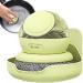 Dish Brush with Soap Dispenser - Dishwashing Brush with Soap Dispenser Automatic Soap Dispensing Palm Scrubber Strong Cleaning Scrubber for Kitchen Sink Pots Pans Qmisify Green - Buy Online on GoSupps.com