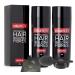 Volume Hair Fibers x2 VOLUMON Keratin Hair Building Fibers for Thinning Hair Instantly Conceals Thinning Areas for Fuller Thicker Hair for Men and Women 28g x2 + Optimizer & Applicator Dark Brown
