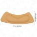 Greoer 6 Piece Beige Heel Cushion Inserts - Soft Grips for Loose Shoes with Self-Adhesive - Anti-Slip Foot Insoles Sticker for Heel Blister Protection - Light Brown - Buy Online on GoSupps.com