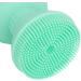 Dual Head Facial Cleansing Brush & Silicone Scalp Scrubber - Ergonomic Exfoliator for Skin & Hair Massage | International Shipping Available - Buy Online on GoSupps.com