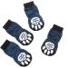 Harfkoko Indoor Anti-Slip Socks for Dogs & Cats | 8 Sizes S to 5XL | Silicone Gel Paw Protection & Traction | Black & Blue - Buy Online on GoSupps.com