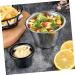 MAGICLULU 4pcs Stainless Steel Sauce Cup Salad Dressing Cruet Reusable Sauce Cups Stainless Steel Container Small Condiment Cups Stainless Steel Sauce Jug Sauce Bowl Pot Tomato Measuring Cup - Buy Online on GoSupps.com