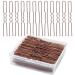 GreenMingle Brown Hair Pins Bobby Pins U shape Hair Bun Pins Bun Pins Hair Clips Hair Grips for Women Hair Styling Pins 100 Pieces Ideal for All Hair Types (6 cm/2.36 Inch)