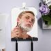 Deluxe Shower Mirror for Shaving with Razor Holders & Spare Shaver Heads - Large 10.5 x 8 Shatterproof Wall Hanging Mirror for Bathroom & Travel - Buy Online on GoSupps.com
