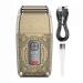 Men's Shaver High Power Professional Men's Retro Metal Reciprocating Duplex Shaver LCD Smart Screen USB Charging