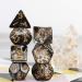 Transparent Resin Polyhedral 7-Die Dice Set for DnD, RPG, MTG - Smoke Black White - 2 Sets - Buy Online on GoSupps.com