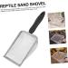 Sosoport 3 Pcs Climbing Pet Sand Excrement Shovel Tortoise Terrarium Tank Kit Stainless Steel Supplies Gecko 27X10X5CMx3pcs Blackx3pcs - Buy Online on GoSupps.com