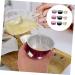 Frcolor 6 Mini Wax Melting Bowls - Aluminum Foil Replacement for DIY Candles & Hair Accessories - 8.5x8.5x3.8cm - Buy Online on GoSupps.com