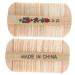 UKCOCO 2pi ces Peigne Double Face Dents Fines pour Chien et Chat Peigne Bambou Naturel pour Toilettage Antipelliculaire Convient aux Animaux de Compagnie
