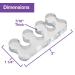 ZenToes Gel Toe Separators - Set of 2 Toe Spacers for Pedicure, Nail Polish, and Toenail Trimming (Clear) - Buy Online on GoSupps.com
