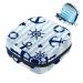 Anchor Storage bag for women's bandages nautrical rudder strips blue portable menstrual pad pocket panty lips tampons women's bandages storage holder for women school office multicolored 02